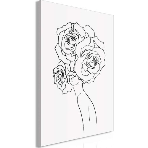 Slika - Fancy Roses (1 Part) Vertical 40x60 Slike