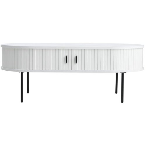 Unique Furniture Bijeli stolić za kavu u dekoru hrasta 60x120 cm Nola &amp;ndash; Slike