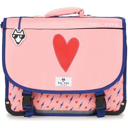 Pol Fox &Scaron;olska torba CARTABLE HEART 38 CM Rožnata Cene