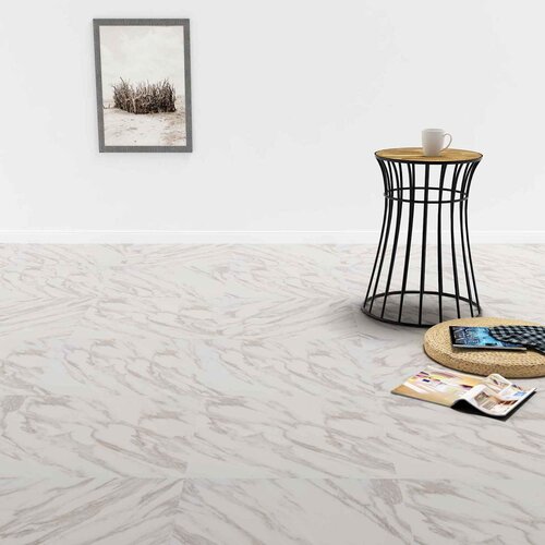  Podne daske 5,11 m² 55 pcs PVC Bijeli mramor Cene