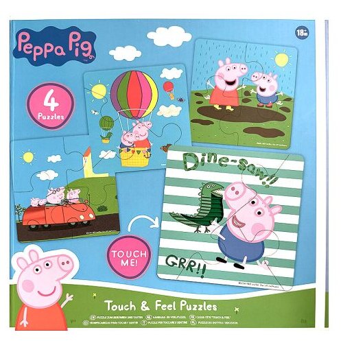  Senzorne puzzle Peppa Pig &amp;ndash; 4 slagalice za djecu 18+ mjeseci Slike