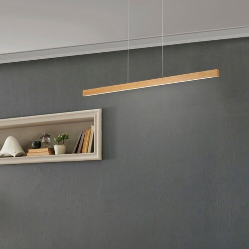  LED luster na sajli VERDE LED/18W/230V 3000K 106 cm hrast Slike