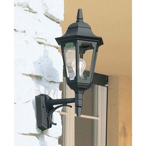 Elstead Lighting Elstead Parish Zunanja stenska svetilka z 1 lučjo, črna, IP44, E27, (22099808) Slike