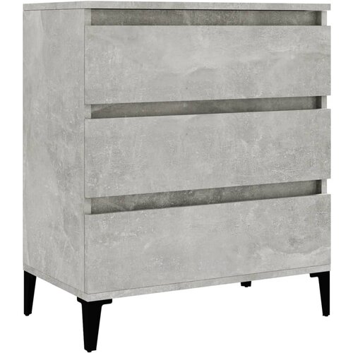 Maison Chic Komoda - Predalnik betonsko siva 60x35x70 cm inženirski les, (21722021) Slike