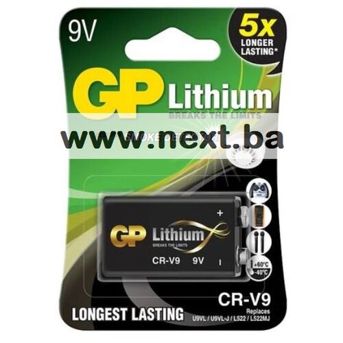 Gp baterije CRV9-U1 9V Lithium Slike