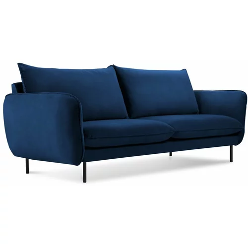 Cosmopolitan Design Plava baršunasta sofa 160 cm Vienna -