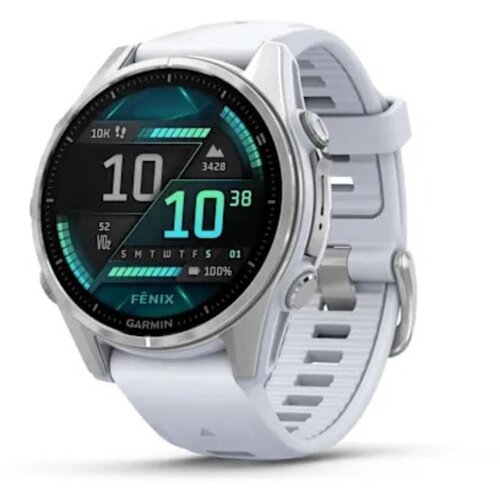 Garmin fenix 8 (43mm) steinwei&amp;szlig;/silber Slike