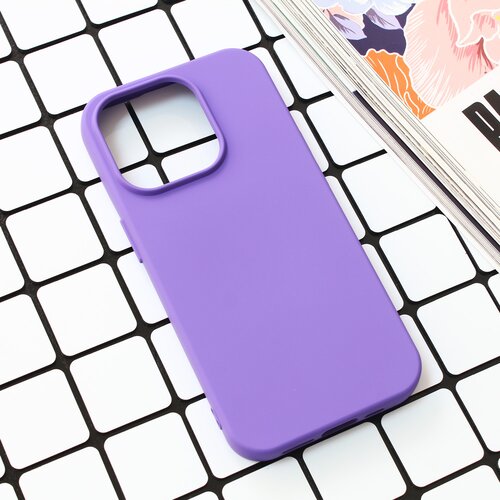 Teracell Nano Maska za telefon iPhone 15 Pro 6.1, Silikonska, Ljubičasta Cene