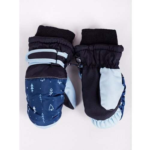 Yoclub Kids's Children's Winter Ski Gloves REN-0227C-A110 Navy Blue Cene