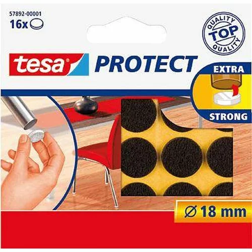 Tesa Blazinice Protect (Ø 18 mm, rjava, 16 kos)
