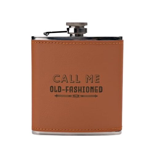 Widdop & Co. Harvey Makin - Pljoska - HM, Call me Old Fashioned, 6oz, Brown Cene
