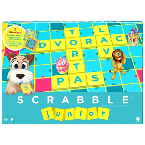 Mattel društvena igra riječi Scrabble junior Cene