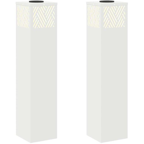  Solarna LED svjetlost za stazu Riblja kost 2 pcs Bijelo Slike