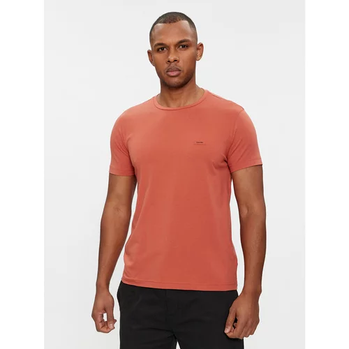 Calvin Klein Majica K10K112724 Oranžna Slim Fit