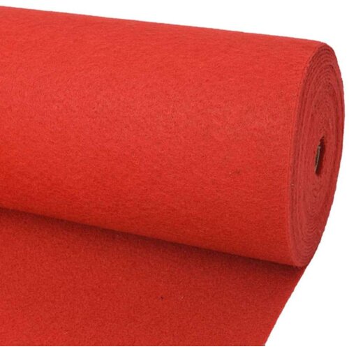  Tepih Jednobojno Crvena 1 2 x 12 m Poliester Cijene