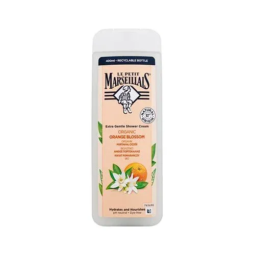 Le Petit Marseillais Extra Gentle Shower Cream Organic Orange Blossom hidratantna i hranjiva krema za tuširanje 400 ml za žene