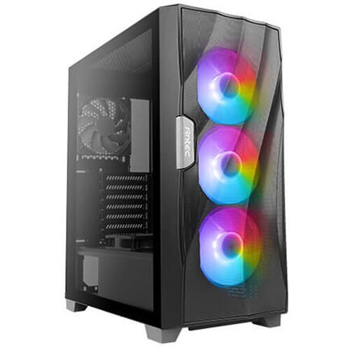 Antec Ohišje DF700 Flux Dark ATX USB 3.0 - stranica: kaljeno steklo, 5x ventilator (3x RGB) (0-761345-80070-9) Cene