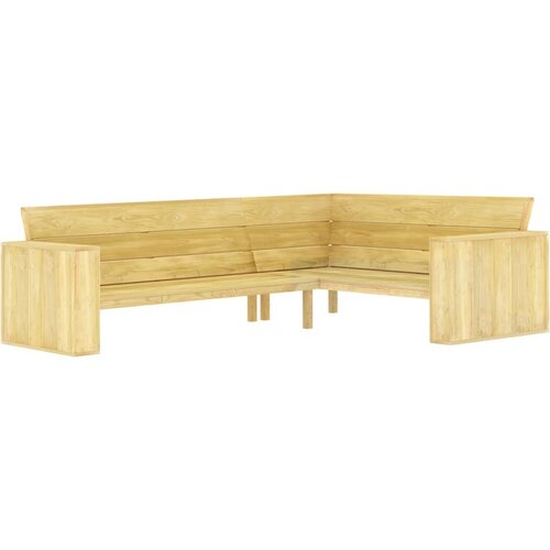  Kutna klupa 239 cm od impregnirane borovine Cijene