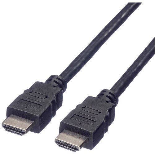 Value hdmi priključni kabel hdmi-a vtič 1.00 m črna 11.99.5526 zaščiten hdmi kabel, (20421288) Cene