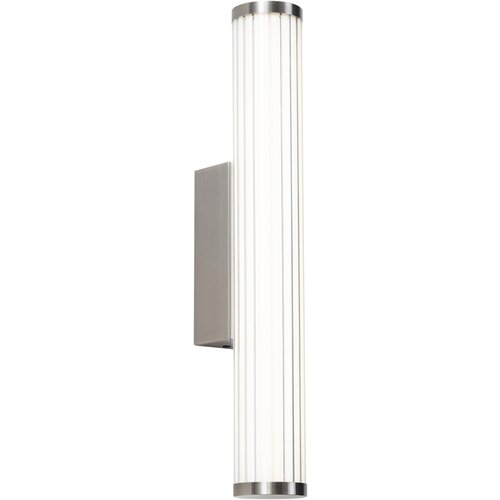 QAZQA Retro stenska svetilka gunmetal 40cm vklj. LED IP44 - Coco Slike