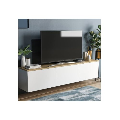 Hanah home neon white polica za tv Slike