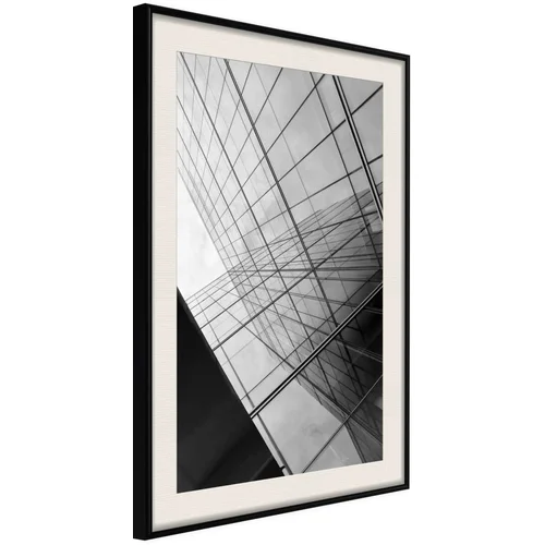  Poster - Steel and Glass (Grey) 40x60