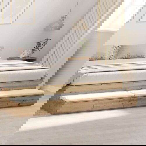  Ladice za krevet od artičoke 180x36 5x16 5 cm Odabrano drvo Slike