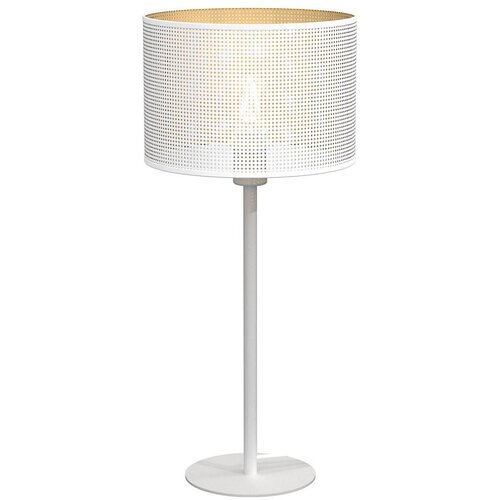  Stona lampa LOFT SHADE 1xE27/60W/230V, prečnik 25 cm, bela/zlatna Cene