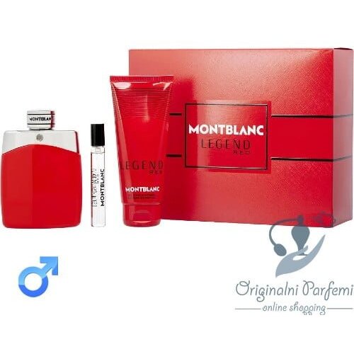 Mont Blanc mu&amp;scaron;ki Legend Red Set Slike