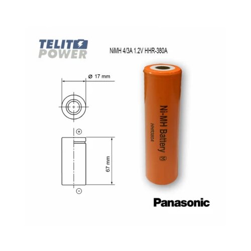 Panasonic NiMH 4/3A 1.2V 3800mAh BK380A ( HHR380A ) Cene