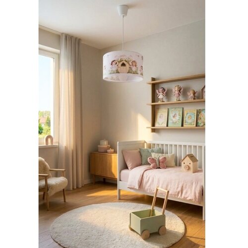  Brilagi - LED dečiji luster na sajli BOBO 1xE27/10W/230V prečnik 35 cm ružičasta/vile Slike