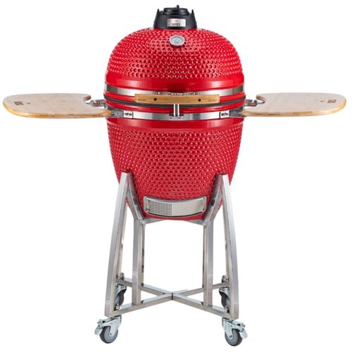 BARBECA Ro&scaron;tilj na ugljen Kamado 21" crveni Cijene