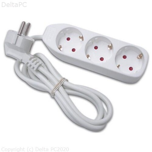 Prenosna prikljucnica 3M/3U bez prekidaca 3 x 1.5mm2 4433.0 bijela Cijene