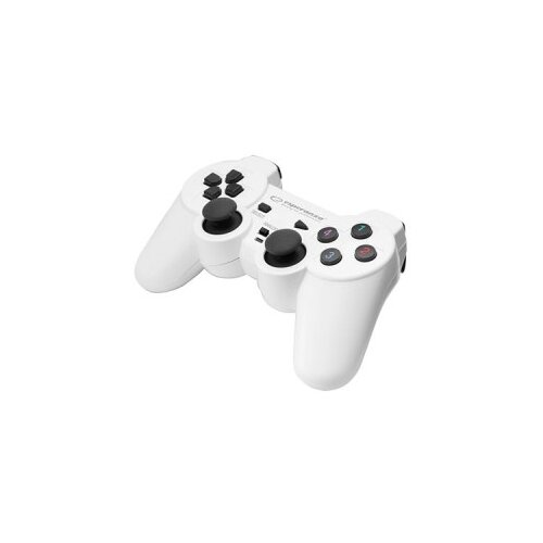 Game Pad ESPERANZA WARRIOR, vibration, PC, USB, black/white, EGG102W Slike