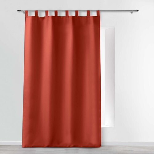 Douceur d intérieur Opečnato oranžna zavesa 140x260 cm Essentiel – Cene