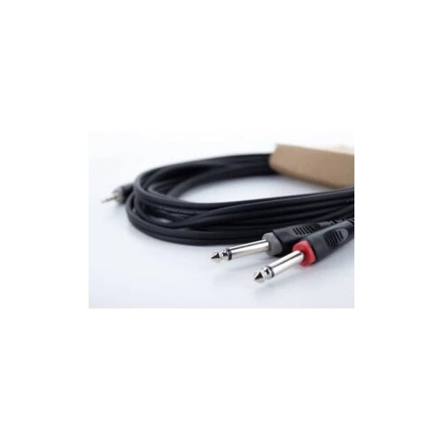 Cordial 14863 audio Y-adapter [1x 3,5 mm banana utikač - 2x XLR utikač 3-polni] PVC obloga, vod s dvostrukom žicom Cijene