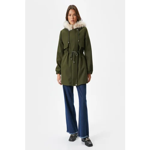 Koton Women's Khaki Coat