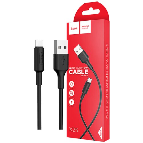 hoco. USB KABL ZA SMARTPHONE USB TYPE C KABL 1M 2A CRNA Cijene