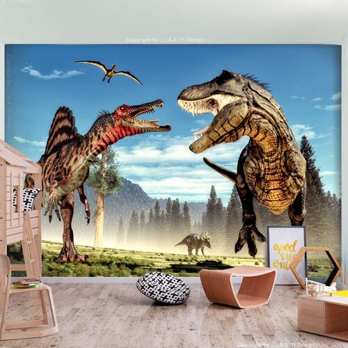  Tapeta - Fighting Dinosaurs 300x210 Cijene