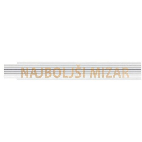 HEKA Zložljivi meter (Dolžina: 2 m, Bela, Natis: NAJBOLJŠI MIZAR) Cene