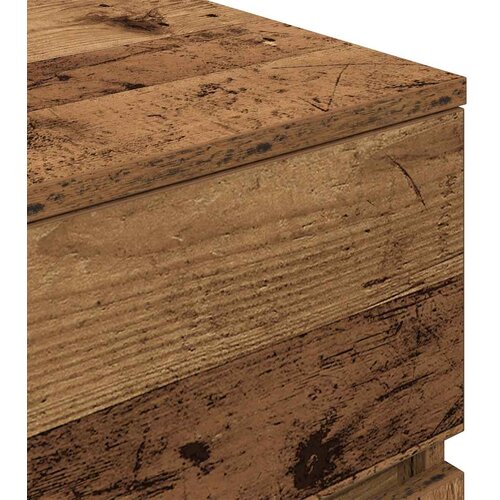  Noćni ormarići s 3 ladice 2 kom staro drvo 39x35x65 cm Slike
