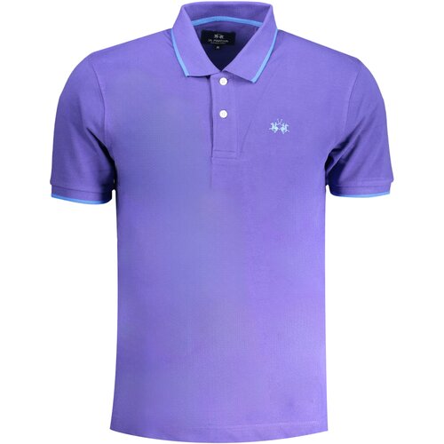 La Martina PURPLE MEN&amp;amp;#39;S SHORT SLEEVED POLO SHIRT Slike