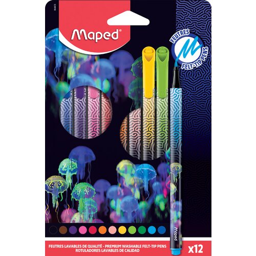 Maped Vlakneno pero DEEPSEA PARADISE, kartonska &amp;scaron;katla 12, (21655210) Slike