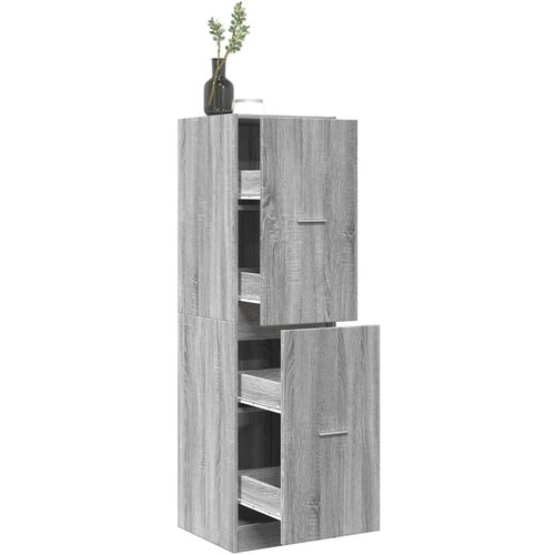 vidaXL lekarniška omara siva sonoma 40x41x144,5 cm inženirski les Cene
