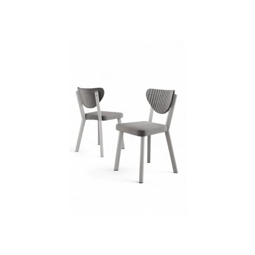 Hanah home set stolica (6 komada) arfe grey white Cene