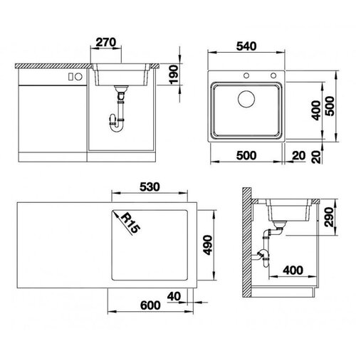 Blanco Sudopera Etagon 500-IF/A 521748 Slike