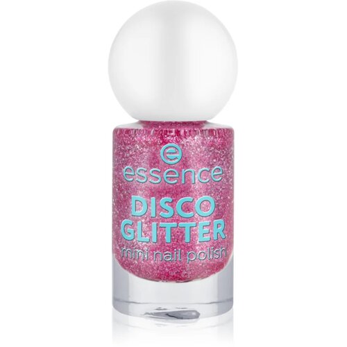 Essence Mini Nail Polish Disco Glitter - 08 - Ružičasta Cene