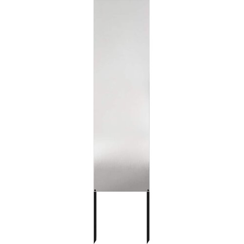 vidaXL Privatnost u vrtu Srebrno 32 x 140 cm Nehrđajući čelik - Nehrđajući čelik Jednostavno 32 x 140 cm Cene