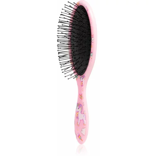 BrushArt KIDS krtača za lase za otroke Unicorn Pink