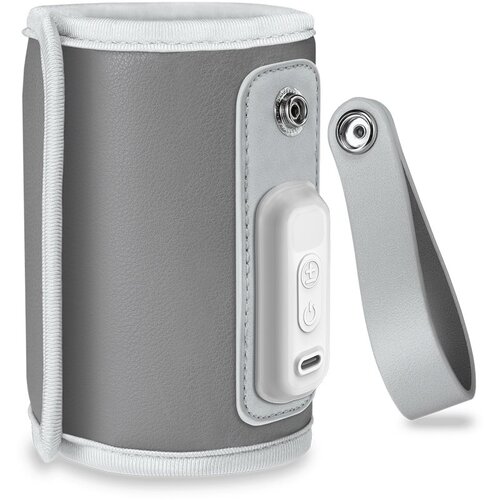Lionelo Care Thermup Go grelnik otro&amp;scaron;kih stekleničk Grey Silver 1 kos Slike